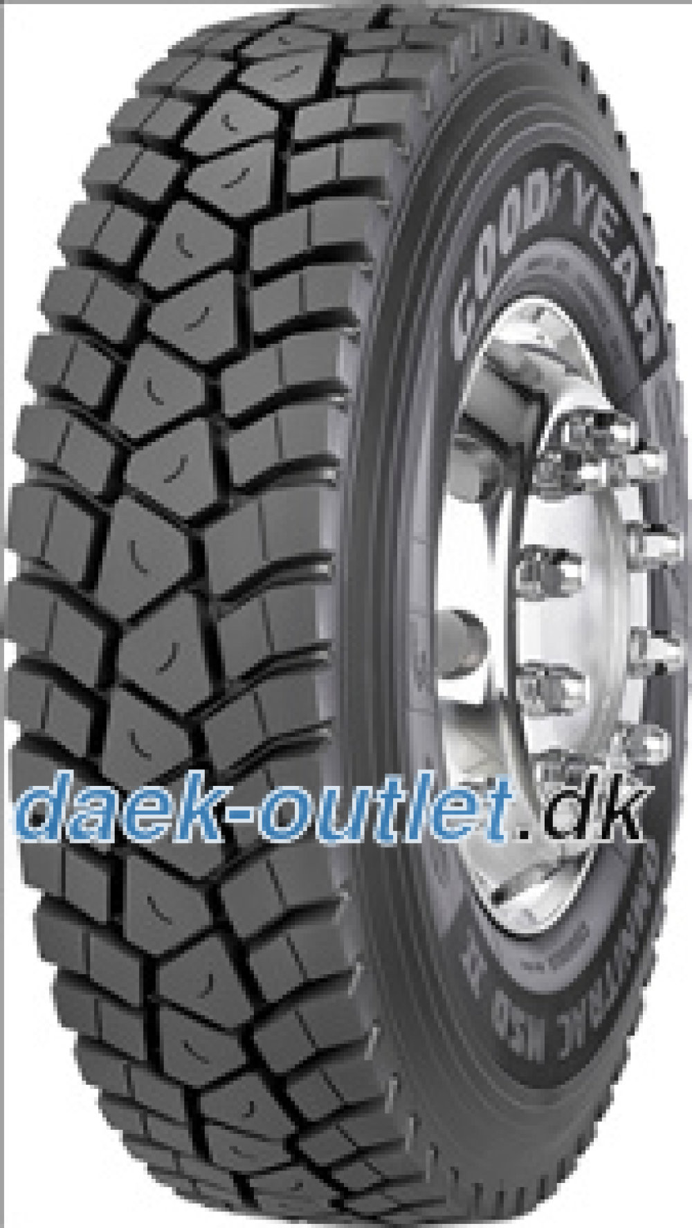 Goodyear Omnitrac MSD II ( 13 R22.5 156/150K 18PR , M+S kendetegnet ) Goodyear Omnitrac MSD II ( 13 R22.5 156/150K 18PR , M+S kendetegnet )