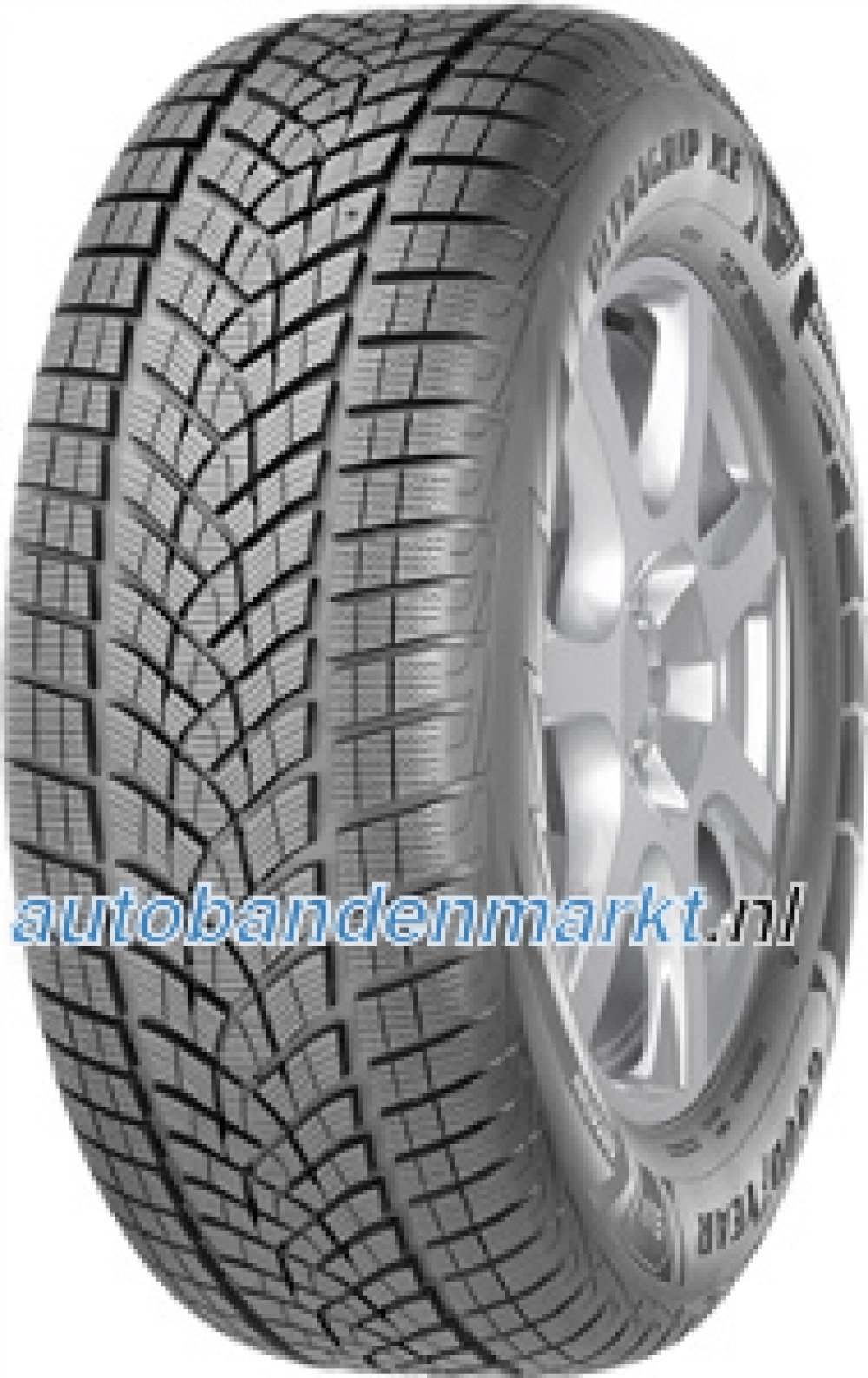 Afbeelding van Goodyear UltraGrip Ice Gen 1 ( 265/55 R19 113T XL, Nordic compound, SUV, met velgrandbescherming (MFS) )