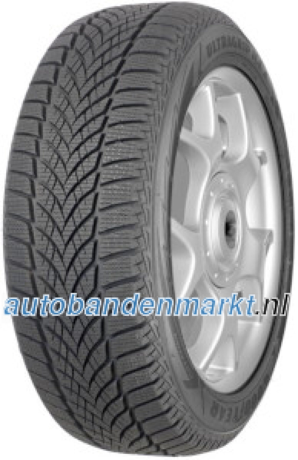 Afbeelding van Goodyear UltraGrip Ice 2+ ( 235/40 R19 96T XL EVR, Nordic compound, met velgrandbescherming (MFS) )