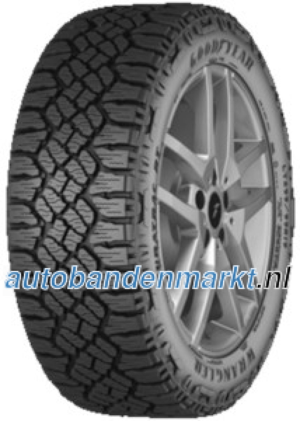 Afbeelding van Goodyear Wrangler DuraTrac RT ( LT265/75 R16 119/116Q 8PR EVR, POR, met velgrandbescherming (MFS) OWL )