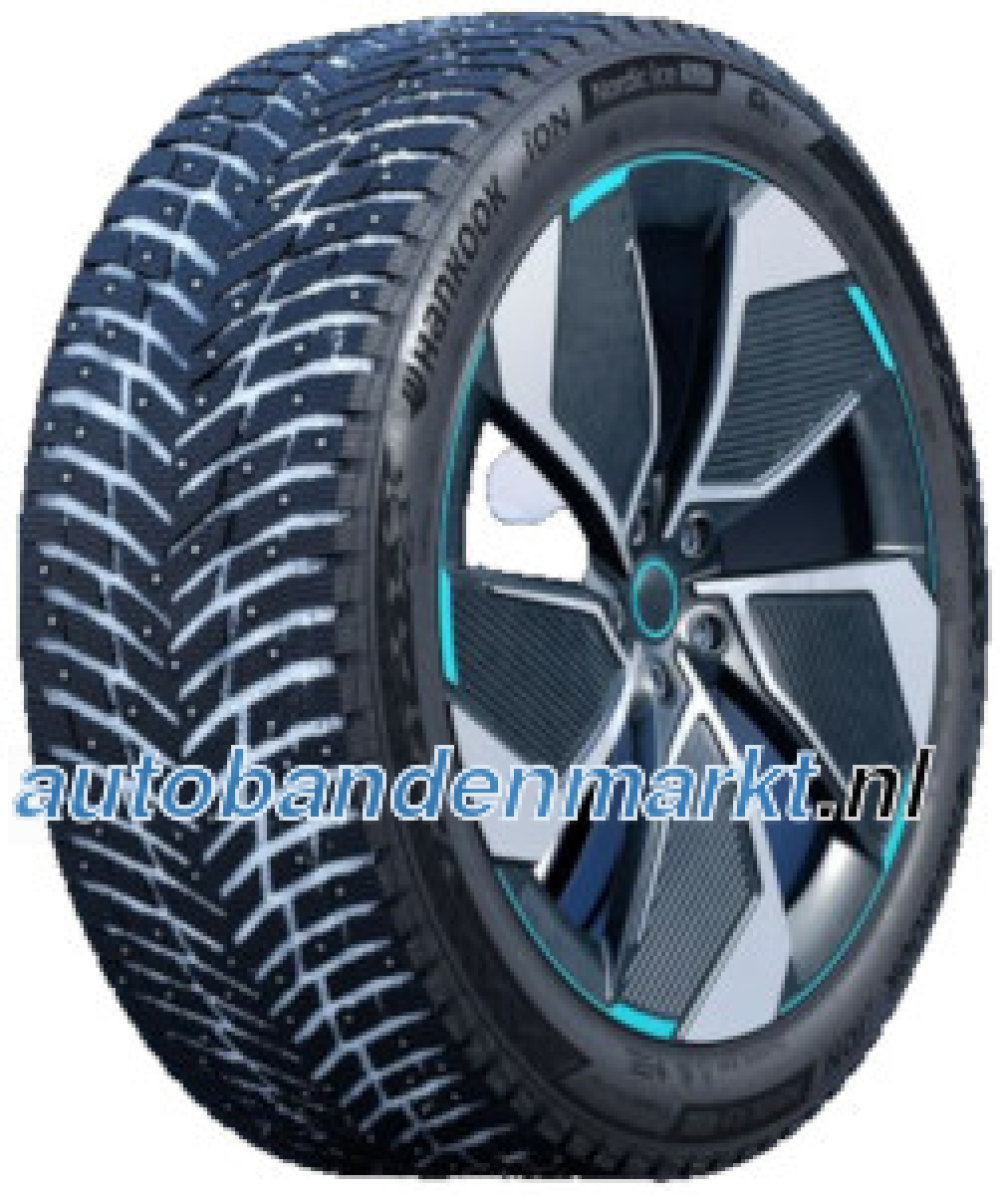 Afbeelding van Hankook iON Nordic i*ce SUV (IW04A) ( 235/40 R19 96T XL 4PR EV, met spikes, met velgrandbescherming (MFS) SBL )