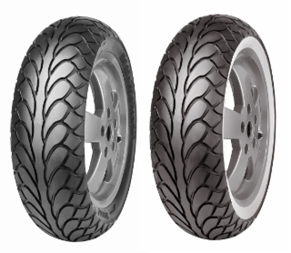 MC22 Elegance ( 120/70-10 TL 54L bakhjul, forhjul )