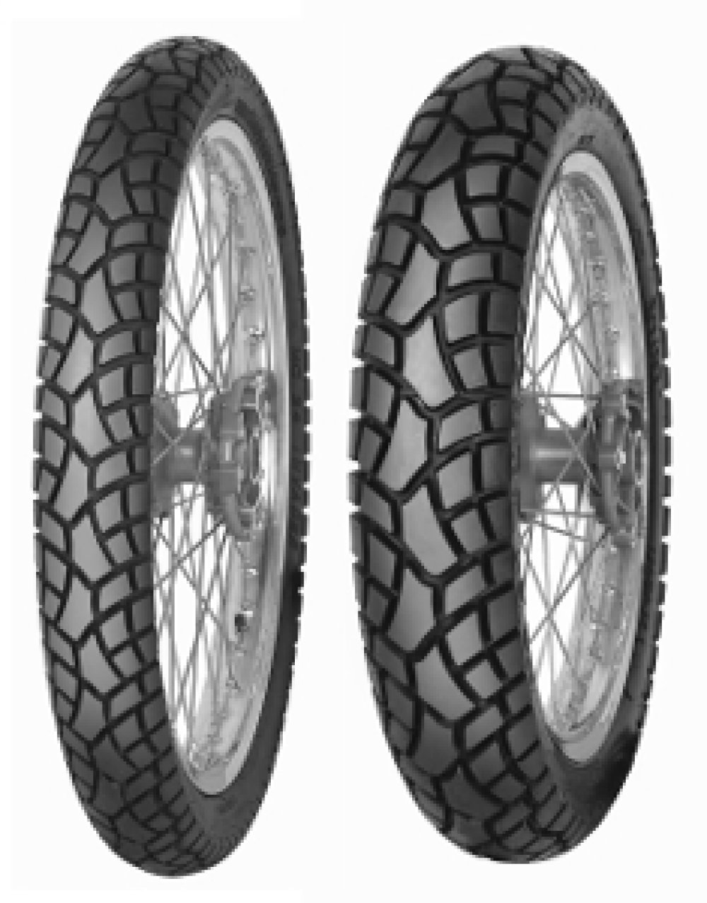 MC24 Invader ( 130/80-17 TL 65S bakhjul, M+S merking )