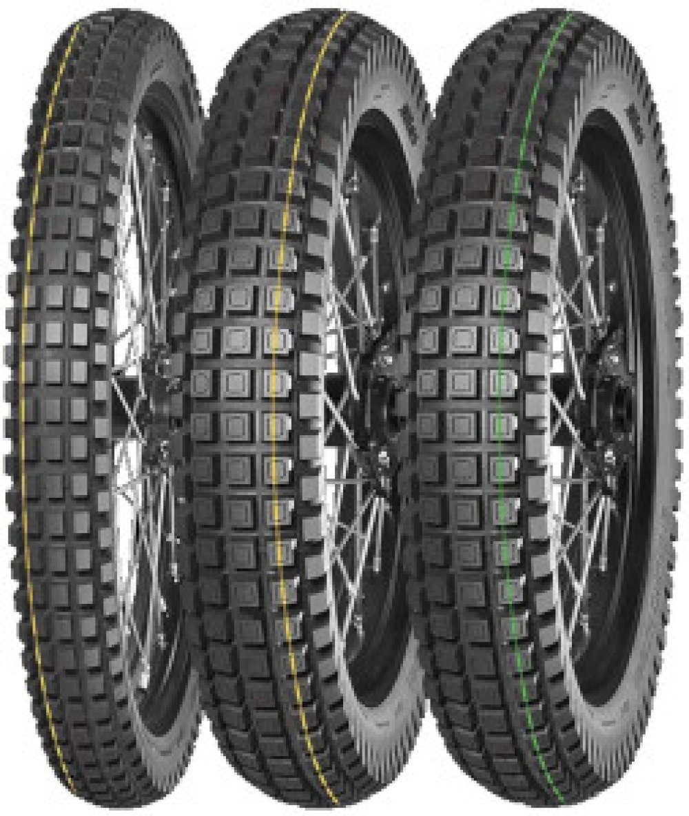 Enduro Hybrid ( 110/90-19 TT/TL 62P bakhjul, M+S merking, Gummiblanding Super Light, gruen )