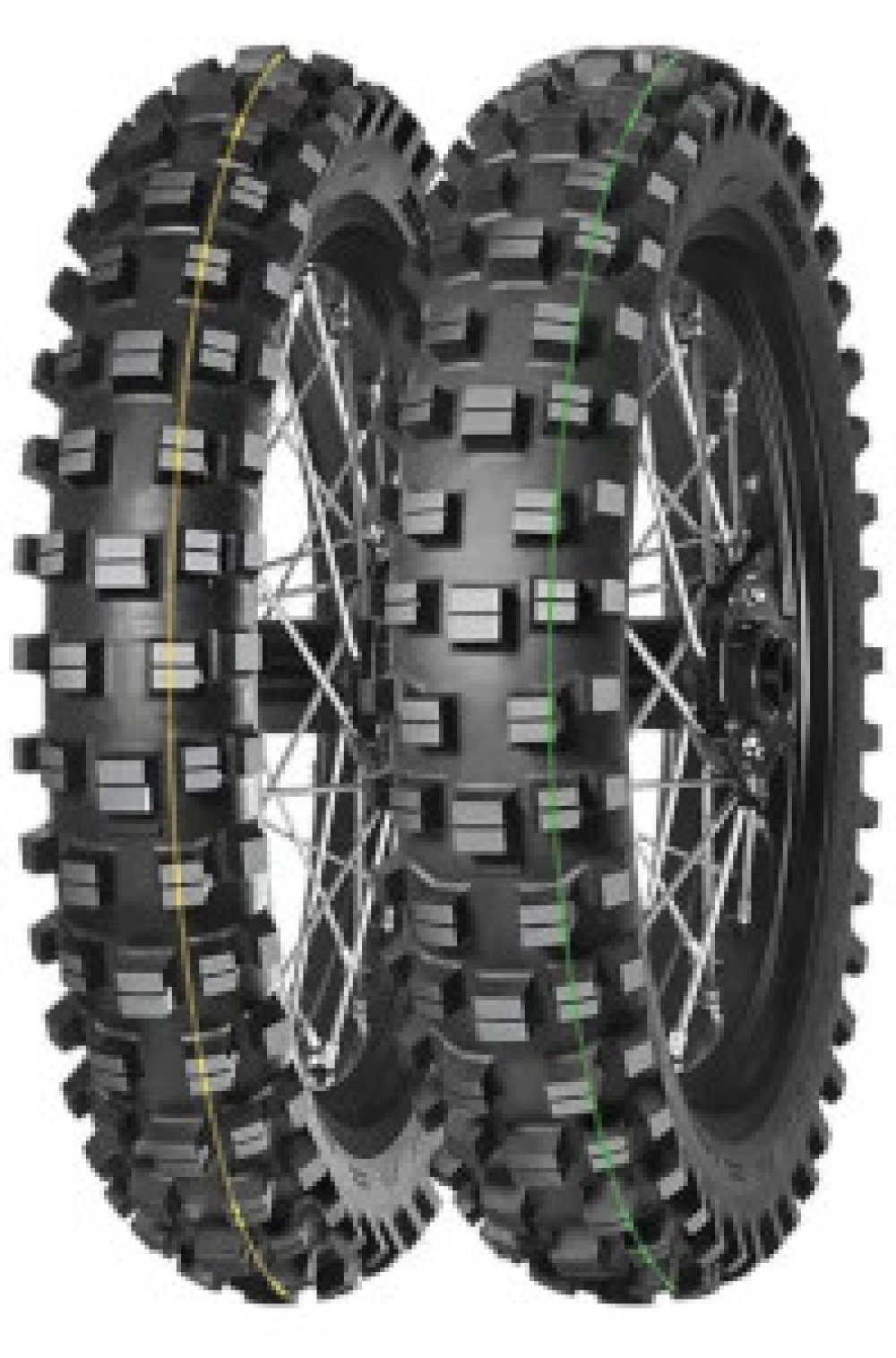 Terra Force-EX XT ( 120/90-18 TT 65M bakhjul, Gummiblanding Super Light, gruen )