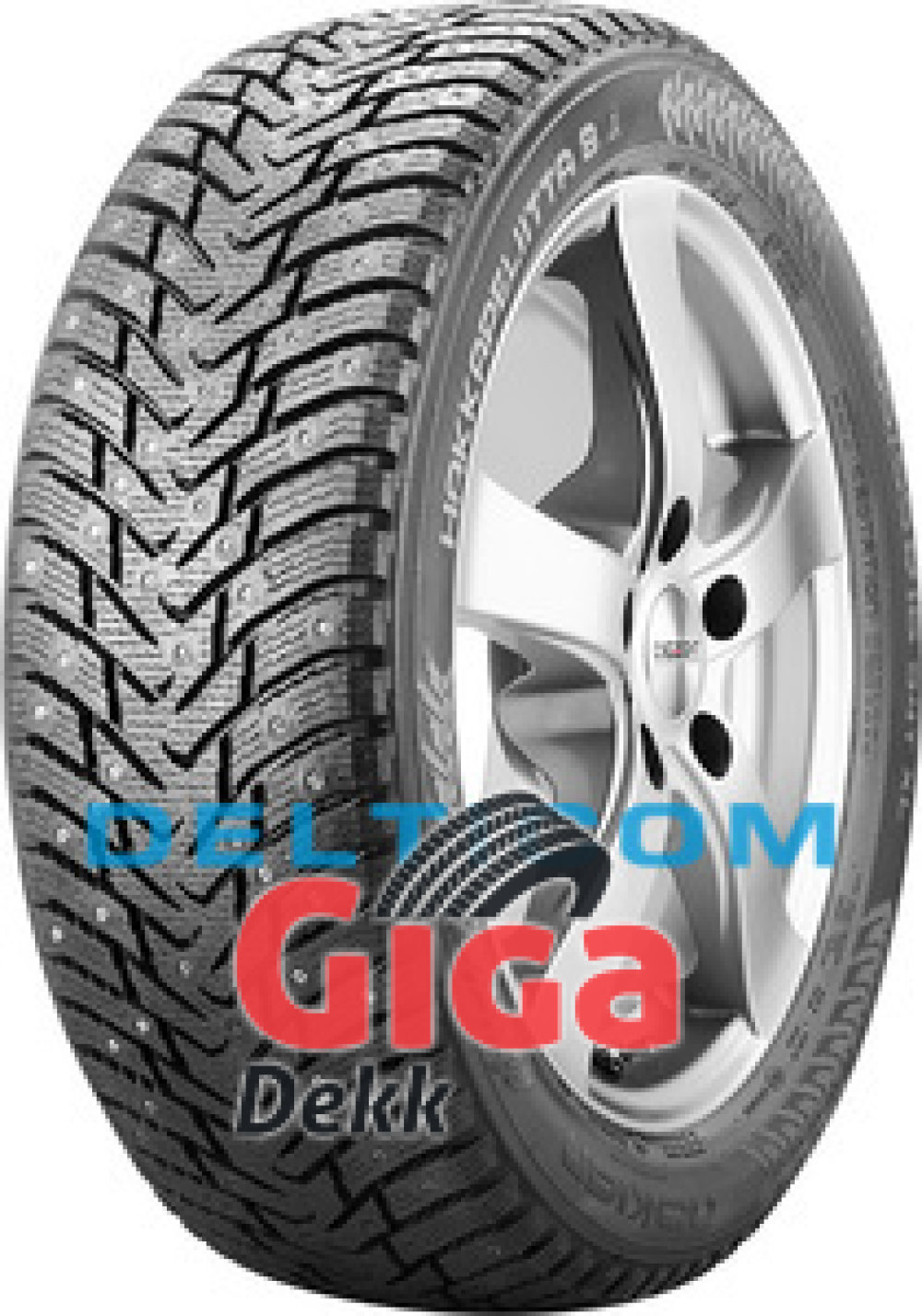 Nokian Hakkapeliitta 8 RunFlat ( 225/45 R18 95T XL med pigger, runflat ) Nokian Hakkapeliitta 8 RunFlat ( 225/45 R18 95T XL med pigger, runflat )