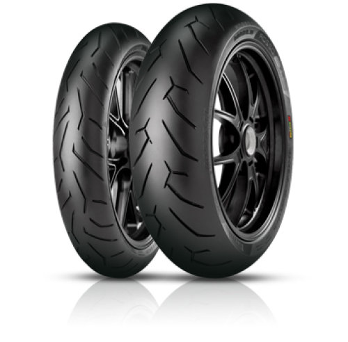 Pirelli Diablo Rosso II ( 190/55 ZR17 TL (75W) Achterwiel, M/C )