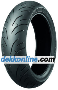 Bridgestone BT023 R ( 180/55 ZR17 TL (73W) bakhjul, M/C, Variante E DOT2021 )
