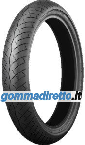 Bridgestone BT45 F ( 3.50-18 TT 56H M/C, ruota anteriore ) # Pneumatico Bridgestone BT45 F Progettato per offrire un'esperienza di guida affidabile e sicura, il pneumatico Bridgestone BT45 F si distingue per l'elevata stabilità su strada e un'ottima aderenza in diverse condizioni meteorologiche. Grazie a una mescola del battistrada avanzata, questo modello garantisce una lunga durata e un'usura uniforme, ideale per chi cerca prestazioni costanti nel tempo. Il disegno del battistrada è stato svil