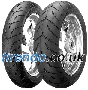 Image of Dunlop D 407 H/D ( 180/65B16 TL 81H Rear wheel, M/C, single white stripe SW )