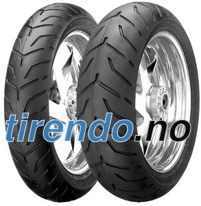 Dunlop D 407 H/D ( 180/65B16 TL 81H bakhjul, M/C, single white stripe SW )