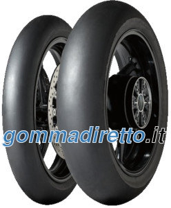 Dunlop S-Slick ( 100/90-12 TL Mescola di gomma SOFT, ruota anteriore )