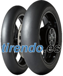Dunlop S-Slick ( 120/80-12 TL Rueda trasera, compuesto de caucho medio SOFT )
