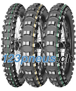 Mitas Terra Force-EX MH ( 90/100-12 TT 46M 2 gruen, roue arrière, Composé de caoutchouc Super Soft )