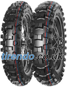Image of Mitas Terra Force-MX IT ( 90/100-12 TT 46M Rear wheel, Compound Pit Cross, NHS, red )
