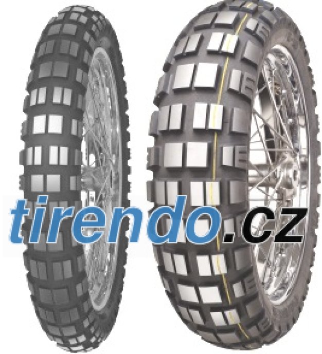 Levně Mitas E-10 ( 110/80B19 TL 59T M+S označení, Mischung Dakar, přední kolo, gelb )